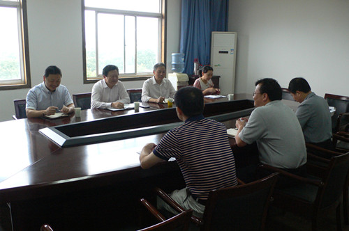 江西省衛生廳副廳長程關華到江西制藥調研