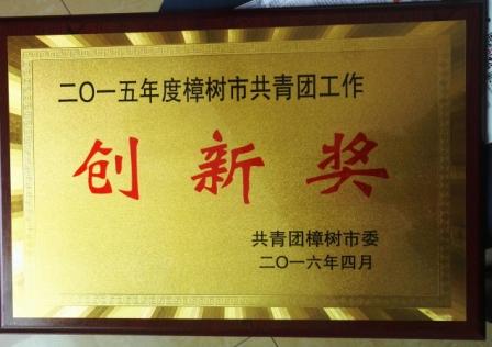 為“五四”喝彩，向青春致敬——集團團委獲2015年度樟樹市共青團工作創新獎