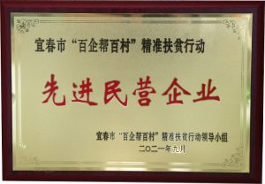 仁和集團榮獲宜春市“百企幫百村”精準扶貧行動先進民營企業稱號